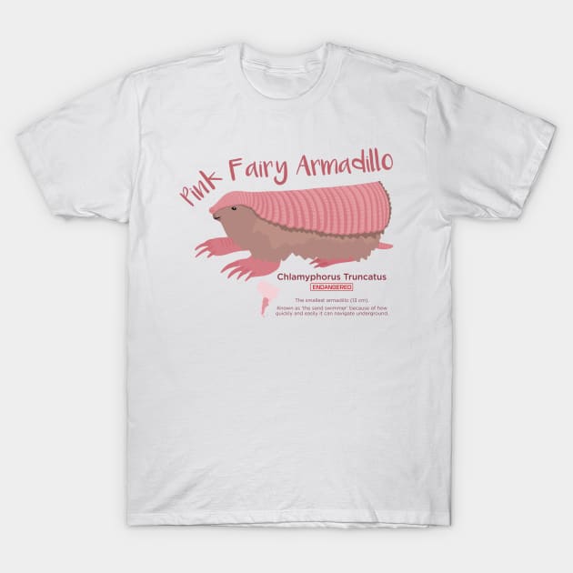 Pink Fairy Armadillo T-Shirt by Seamed Fit